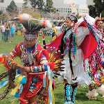 dancers at pow wow
